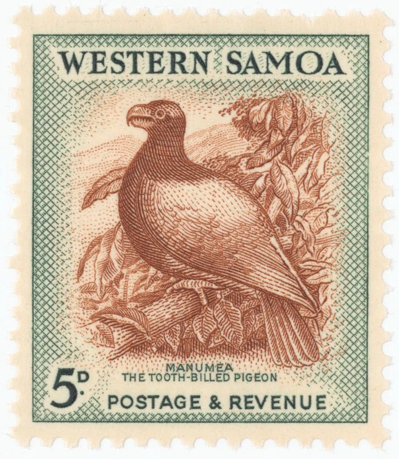 TePapa Issued five penny Western Samoa Blog Sung
