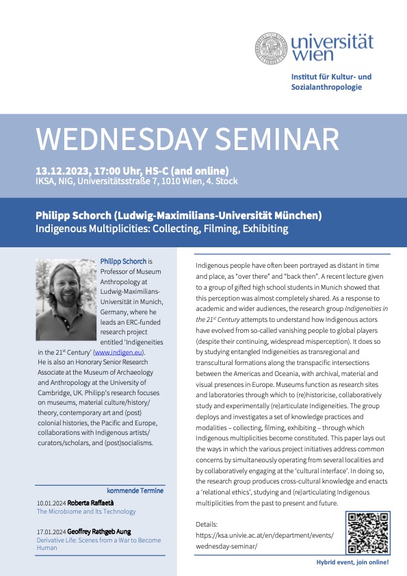 Wednesday Seminar Schorch 13122023