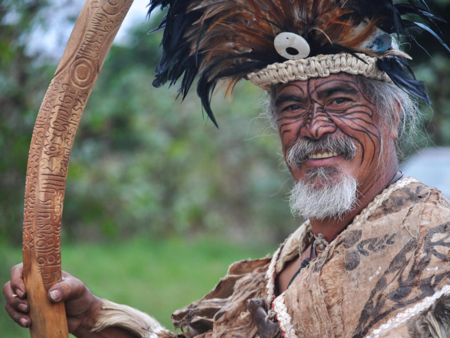 Article Image: Marcos Rapu, Rapanui artist (RIP). Photo: Paula Rosetti.